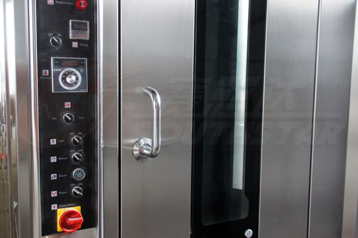 廣州賽思達(dá)64盤雙推車商用燃?xì)鉄犸L(fēng)旋轉(zhuǎn)爐NFX-64Q外殼