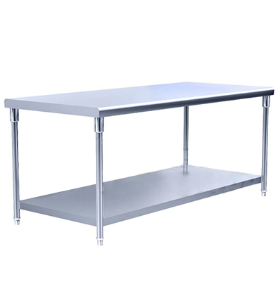 廣州賽思達雙層不銹鋼工作臺烘焙廚房操作臺